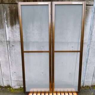 中古 網戸 2枚 セット PF型/BR 約1771×580mm ...