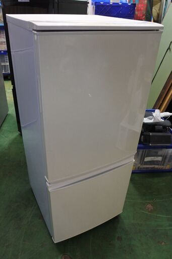 SHARP 13年式 SJ-14Y-W 137L 冷蔵庫 エリア格安配達 単身サイズ 9*6