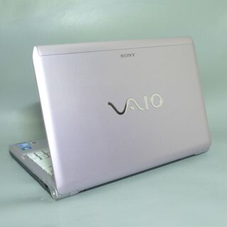 新品高速SSD ピンク ノートパソコン 中古美品 13.3型 SONY VAIO VPCS139FJ Core i3 4GB DVDマルチ 無線 Bluetooth Windows10 Officeの画像