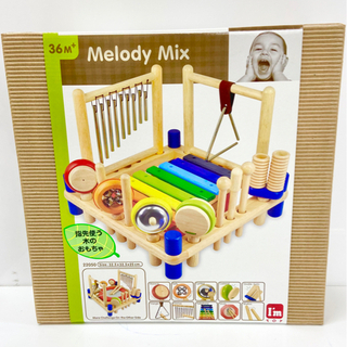【木のおもちゃ】ミュージックステーション Melody Mix 音感 楽器の画像