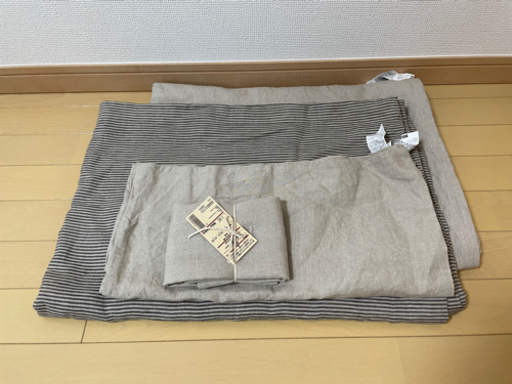 ☆無印良品☆布団カバーセット　シングルサイズ  リネン
