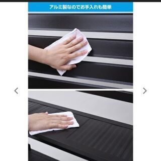 山善　室外機カバー棚付きの画像