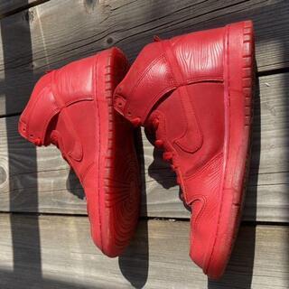 NIKE 赤い靴（型番とか分からなくてごめんなさい）　スニーカーの画像