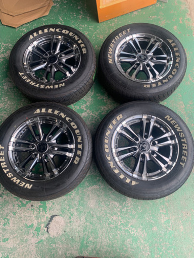 タイヤアルミホイールセット　215/65R16 中古　ハイエース