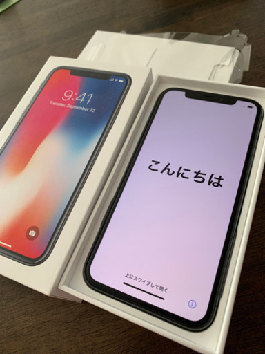 iPhone X 256GB スペースグレー SIMロック解除済