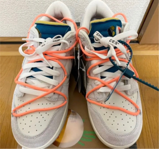OFF-WHITE × NIKE DUNK LOW 1 OF 50 