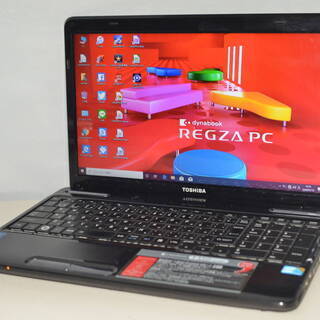 ノートパソコン 東芝 T350/36ABD 最新Windows10+office 大容量HDD640GB Core i5-460M/4GB/無線/15.6インチ/DVDマルチ/便利なソフト多数