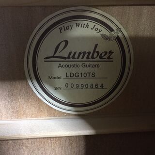 決まりました♪　Lumber　ギター　LDG10TSの画像