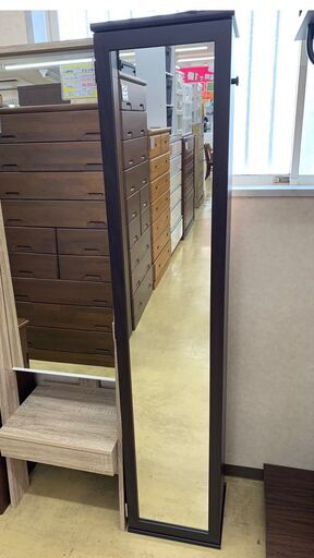 表示価格より半額セール中　✨ワードローブ　/　ミラー付き✨ 　スリムタイプ