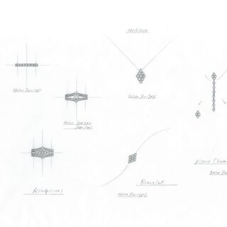 【在宅リモートワーク】経験者のみ、ジュエリーデザインのスケッチの画像