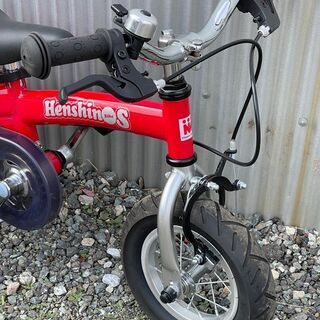 へんしんバイクs 10インチ 赤 中古