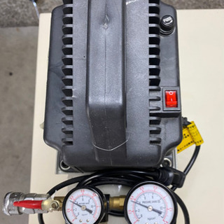 中古　POWER SONIC ミニ オイルレス エアーコンプレッサーの画像