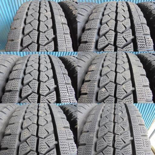 ブリヂストン BLIZZAK W979　195/75R15 109/107L LT　6本　9.5分溝3本と9分溝3本　程度良好！