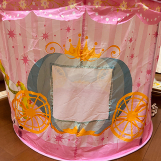 募集中♡キッズテント お城 女の子♡ 収納ケース付きの画像