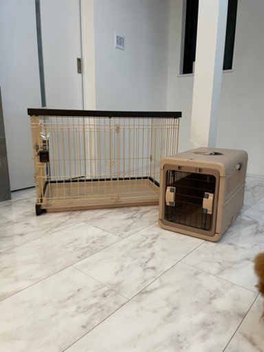 小型犬キャリーケース　犬ゲージ　犬サークル　簡単掃除ゲージ