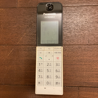 【美品】Panasonic パーソナルファクス(子機、説明書つき)の画像