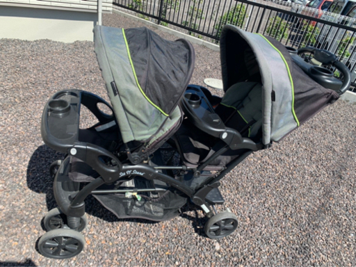 2人乗りベビーカー 縦型