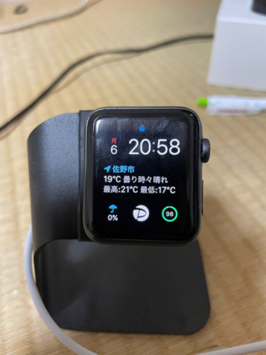 Applewatch series3 NIKE+ スペースグレー  42mm GPS モデル