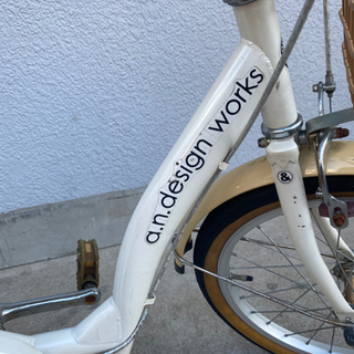 【お話中】中古　子供用自転車18㌅　a•n•design workの画像