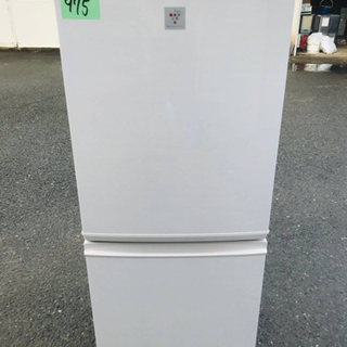 975番 シャープ✨ノンフロン冷凍冷蔵庫✨SJ-PD14A-C‼️
