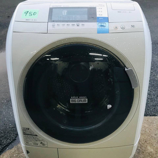 ‼️ドラム式入荷‼️ ✨乾燥機能付き✨‼️9.0kg‼️980番 HITACHI✨日立電気洗濯乾燥機✨BD-V3600L‼️