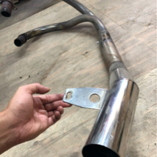 ホーク2 バブ　250T マフラー　ショートの画像