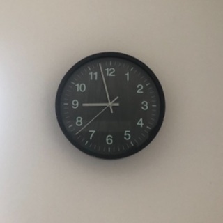 無印良品　電波掛け時計