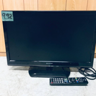 992番 SHARP✨液晶カラーテレビ✨LC-22K20‼️