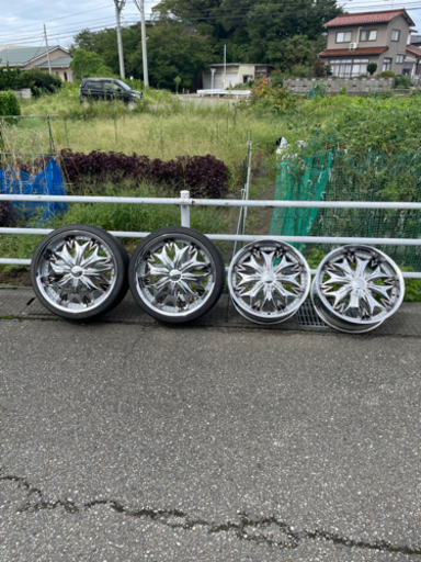 値下げしました！dolce DC20 20インチ　PCD114.3 4本SET