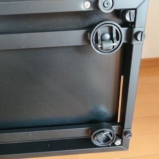 テレビ台　キャスター付　ブラックの画像