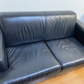【無料でお譲りします！】黒いソファー