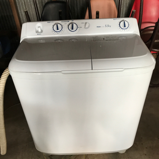 二層式洗濯機2020製ハイアールJw-w55e