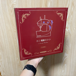 超小型 ミシン 動作確認⭕️ フットペダル付き 軽量の画像