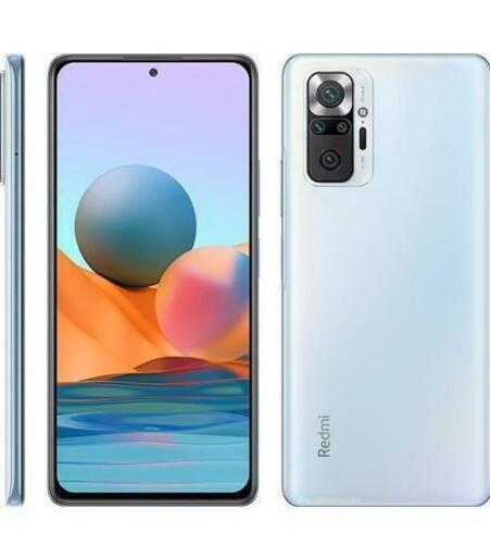 【オマケ付】Redmi Note 10 Pro 6GB/128GB グレイシャーブルー 別売ワイヤレスイヤホン 10000mAhワイヤレス充電対応携帯充電器付き SIMフリー