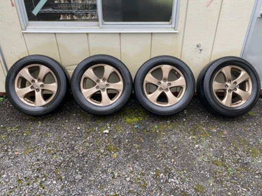 USトヨタ sienna シエナ/純正ホイール、タイヤ4本セット/17インチ 7j PCD 5×114.3 オフセット+35