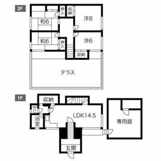 🍘●自衛隊前・戸建て●ペットOK♪専用庭＆ドッグランあります！駐車場2台付き(*^^*) − 北海道