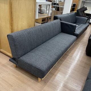 【展示品・未使用品】3人掛けソファベッド リクライニング ローソファ 定価・32990円?自社配送時?代引き可?※現金、クレジット、スマホ決済対応※