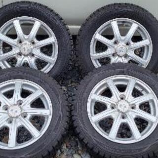 値下げ❗DUNLOP　スタッドレスアルミ付　155/65R13 4本