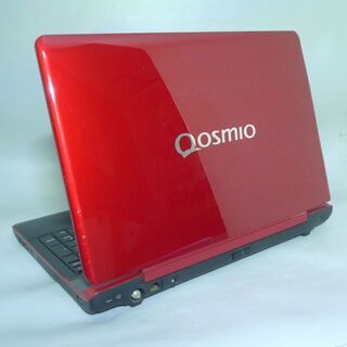 赤色 ノートパソコン 中古良品 15型ワイド 東芝 dynabook V65/86LK Core i3 4GB 500GB Blu-ray 無線LAN webカメラ Windows10 Office の画像