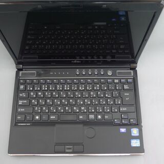 即使用可能 ノートパソコン Windows10 中古美品 13.3型 FUJITSU 富士通 SH54/D Core i3 4GB 640GB DVDマルチ 無線 webカメラ Office の画像