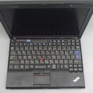 即使用可能 ノートパソコン Windows10 中古良品 12.1型 ワイド液晶 Lenovo レノボ ThinkPad X201 Core i5 4GB 無線 Bluetooth Officeの画像