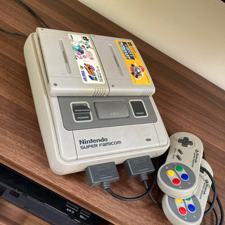 スーパーファミコン本体　ソフト2本付き