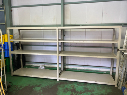 業務用　大型　スチールラック　長さ365cm×高さ180cm×奥行き63.8cm 中古