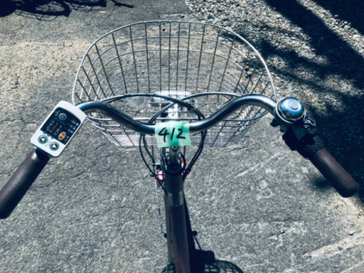 ①412番✨電動自転車Panasonic ビビ ENS636‼️
