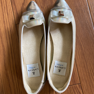 ランバン　　フラットパンプス　　22.5センチの画像
