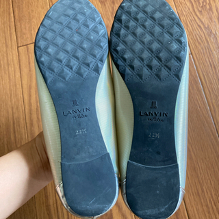 ランバン　　フラットパンプス　　22.5センチの画像