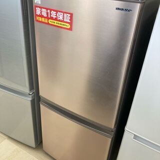 2ﾄﾞｱ冷蔵庫 SHARP SJ-D14E 2019年製 137L ﾍﾞｰｼﾞｭ
