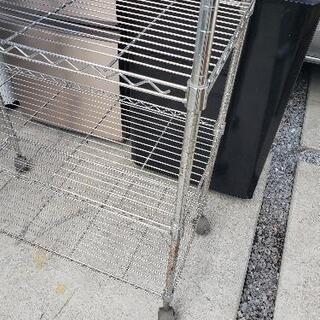 シルバーラック スチールラック 5段 キャスター付　幅75×奥行35×高さ159cmの画像