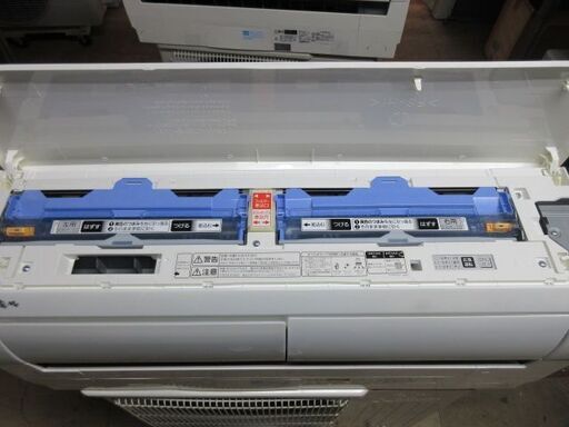 K02465　三菱　中古エアコン　主に16畳用　冷2.2kw／暖2.5kw