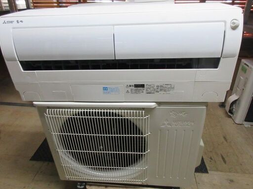 K02465　三菱　中古エアコン　主に16畳用　冷2.2kw／暖2.5kw